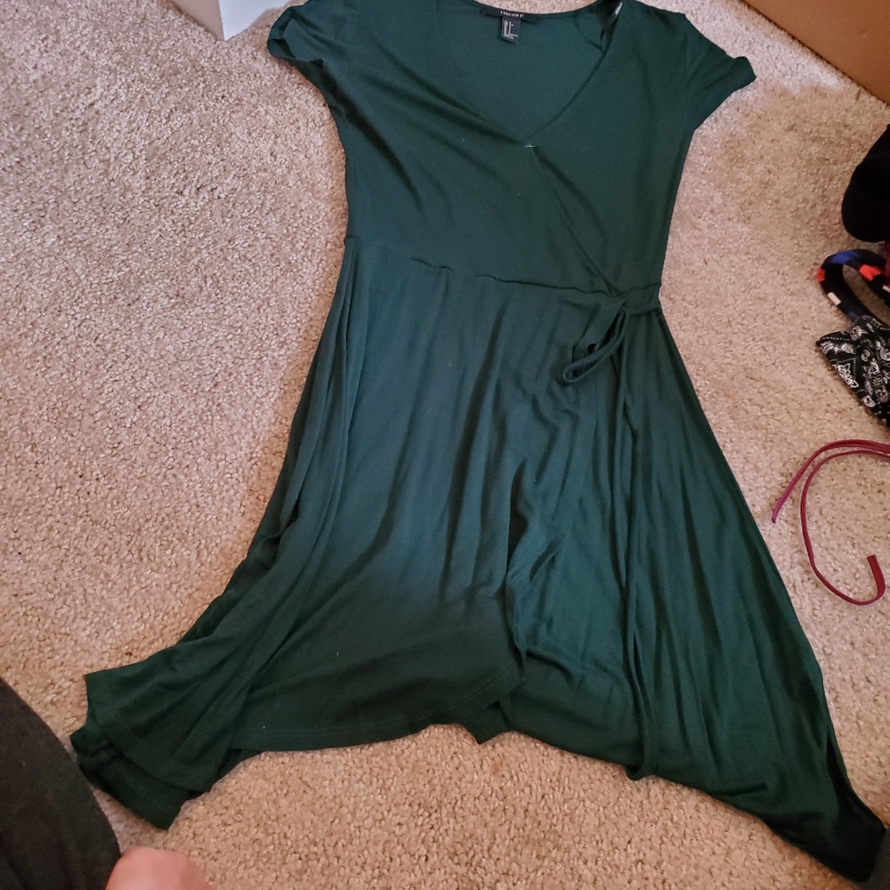Green dress